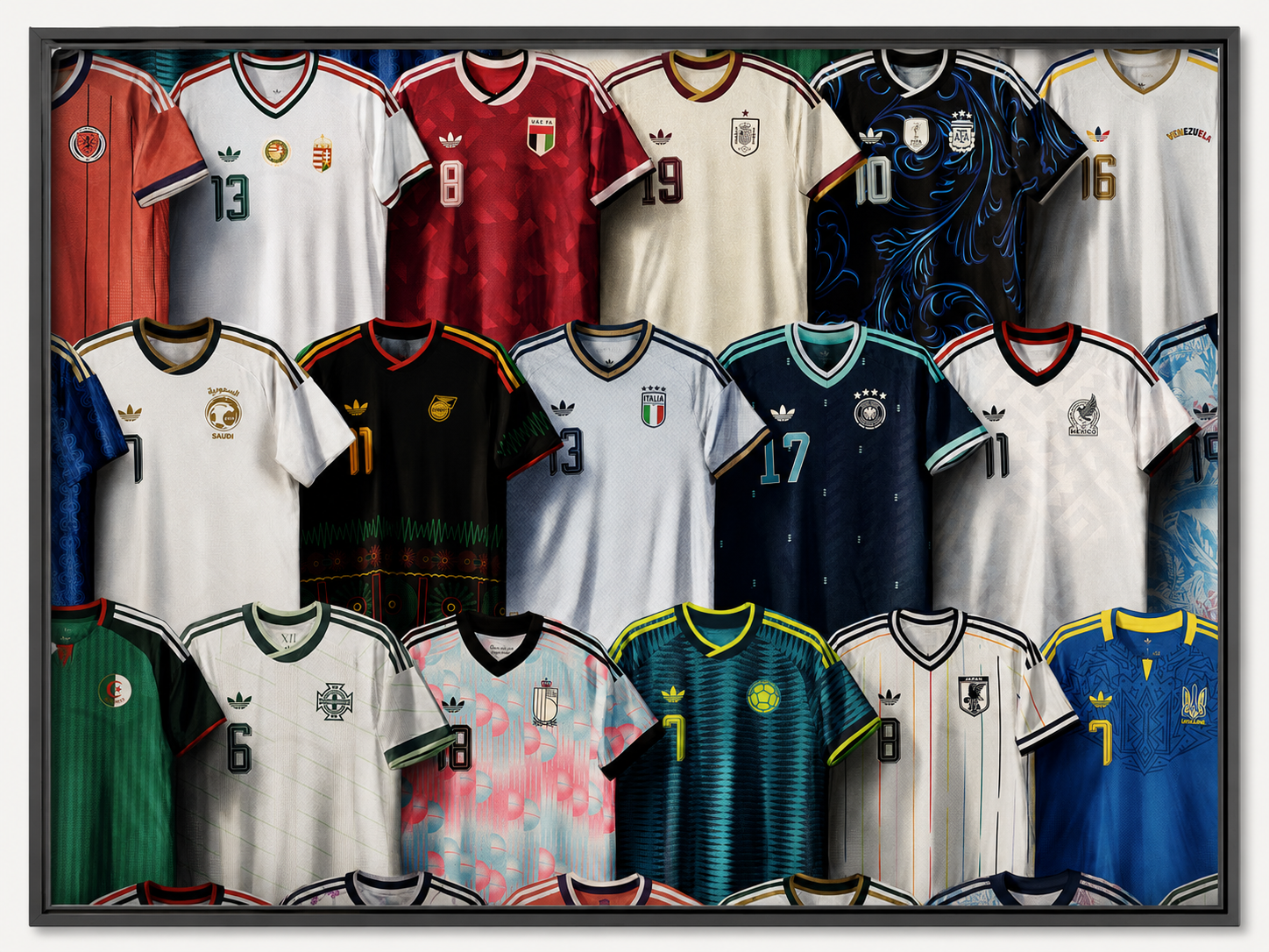 Offizielles WM-Trikot einer teilnehmenden Nation